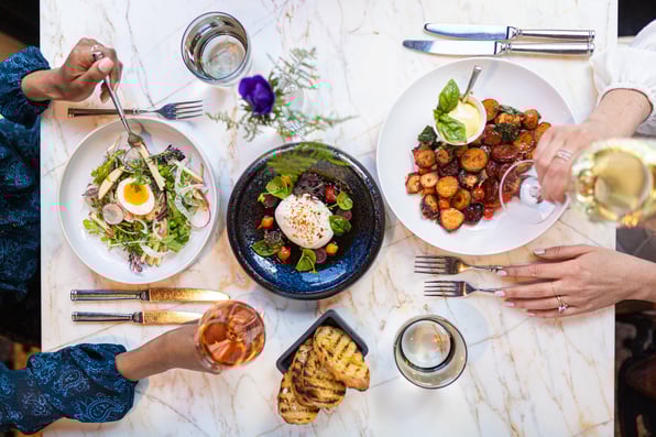 Magdalena Table Setting With Food